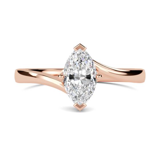 Marquise Diamond Engagement Ring