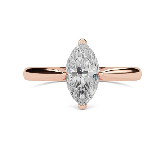 Classic Marquise Diamond Engagement Ring