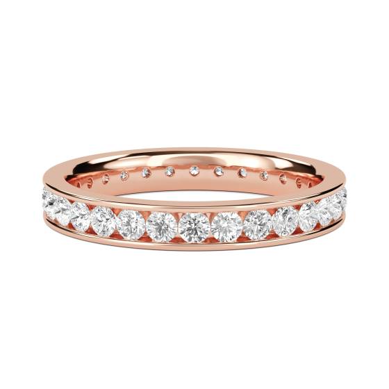 0.75ct Round Diamond Cut Wedding Ring