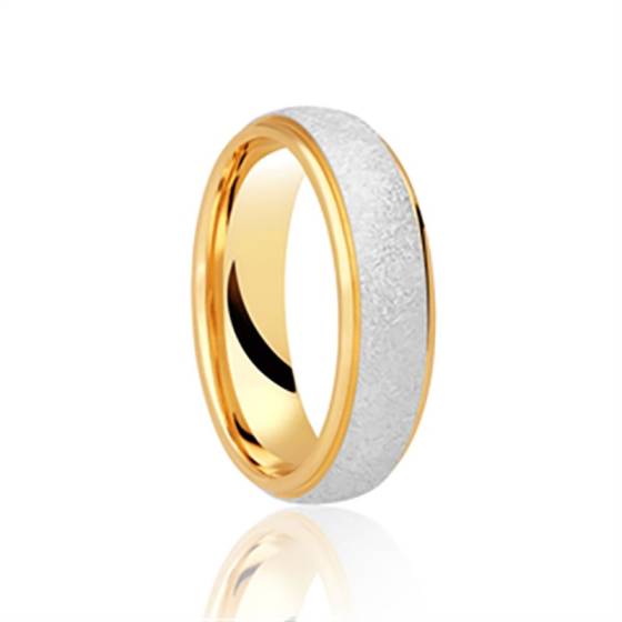 5mm Two Tone Wedding Ring