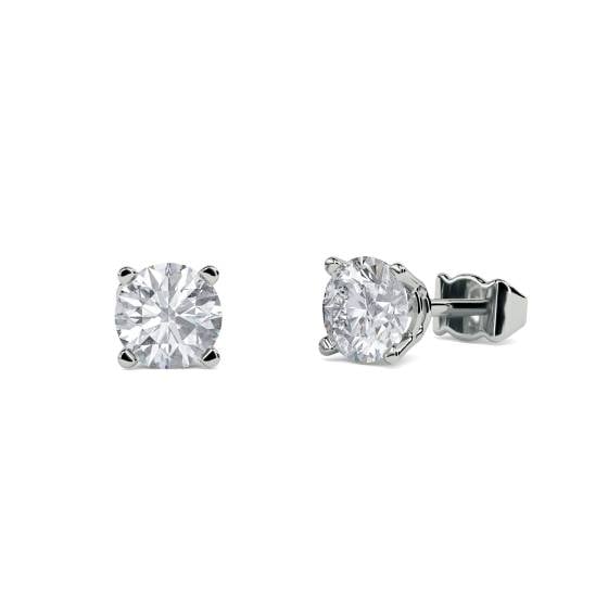 0.20ct SI/E-F Round Natural Diamond Stud Earrings