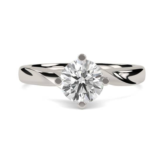 1.00ct SI2/G Round Natural Diamond Engagement Ring