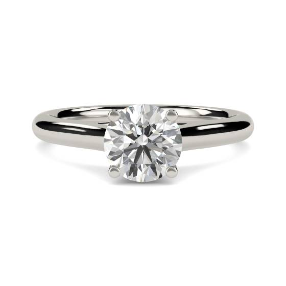 1.50ct VVS1/L Round Natural Diamond Engagement Ring
