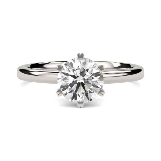 1.00ct SI2/G Round Natural Diamond Engagement Ring