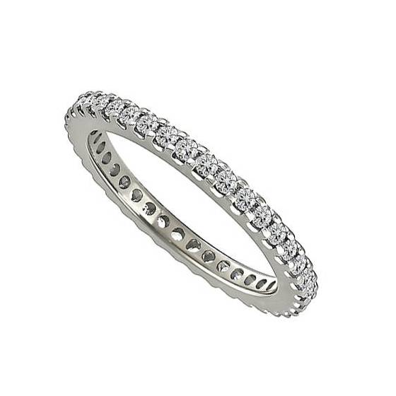 0.52ct VS/E-F Elegant Round Natural Diamond Full Eternity Ring