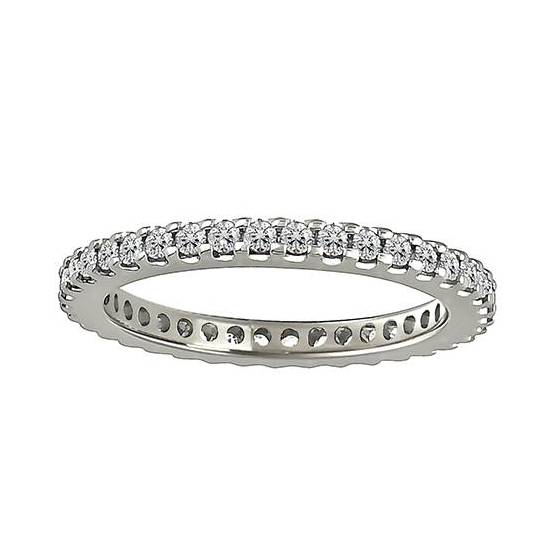 0.50ct VS/E-F Natural Diamond Full Eternity Ring