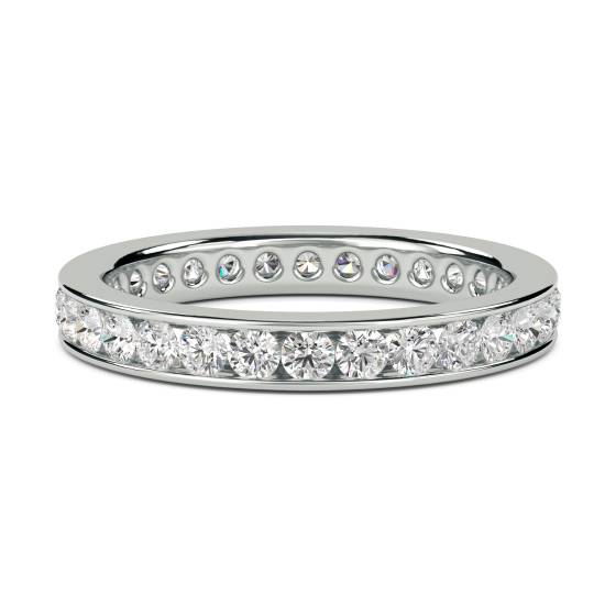 0.78CT VS/EF Round Diamond Eternity Ring