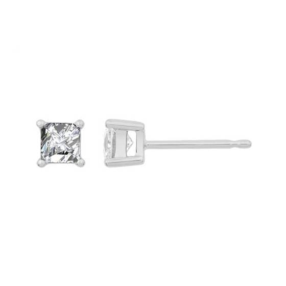 0.50ct VS/E-F Natural Diamond Stud Earrings