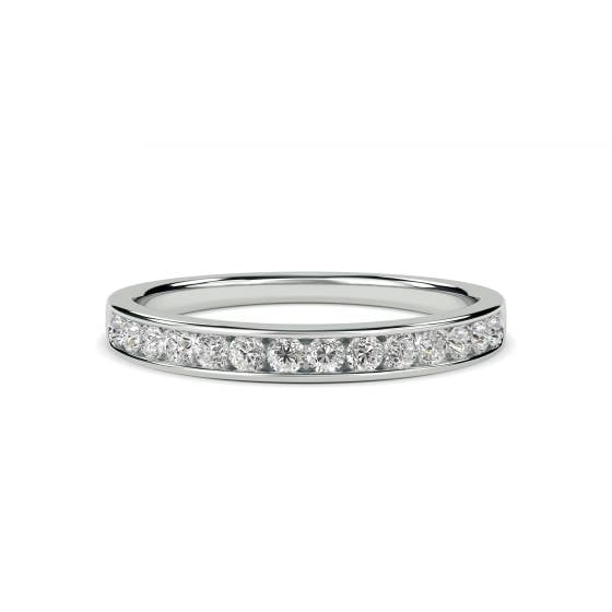 0.20ct VS/E-F Petite Round Natural Diamond Eternity Ring