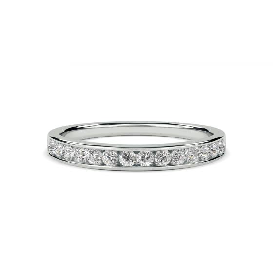 0.20ct VS/E-F Petite Round Natural Diamond Eternity Ring