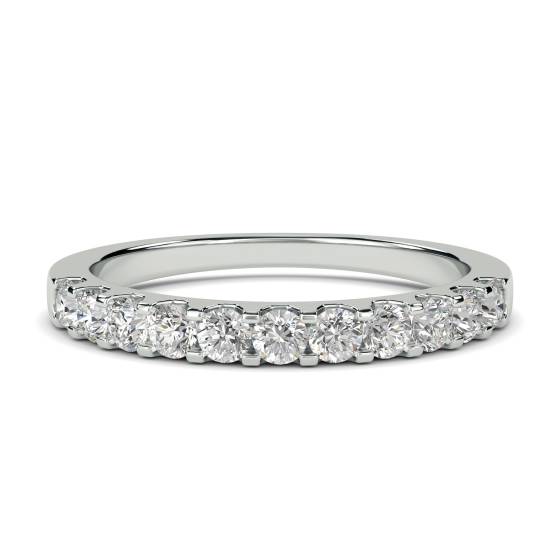 0.40ct VS/EF 2.5mm Petite Round Diamond Eternity Ring
