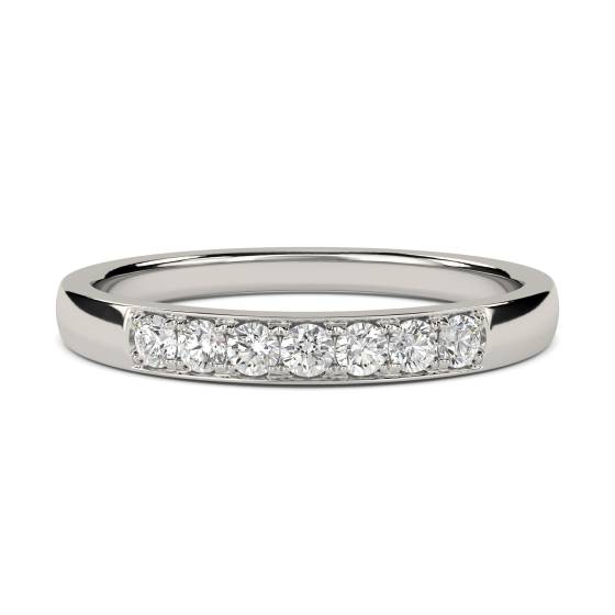 0.15ct VS/E-F Round Natural Diamond Eternity Ring
