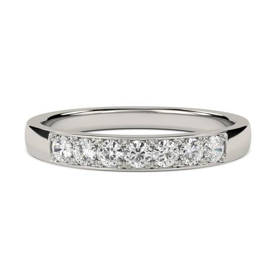 0.25ct VS/E-F Round Natural Diamond Eternity Ring