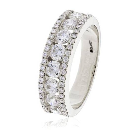 0.40ct VS2/E-F Round Natural Diamond Dress Ring