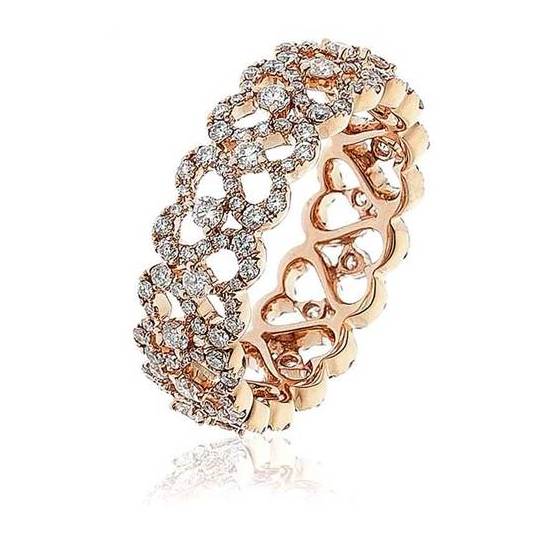 1.30ct VS/E-F Round Natural Diamond Dress Ring