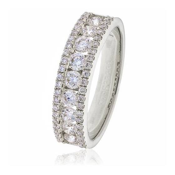1.00ct VS/F-G Round Natural Diamond Dress Ring