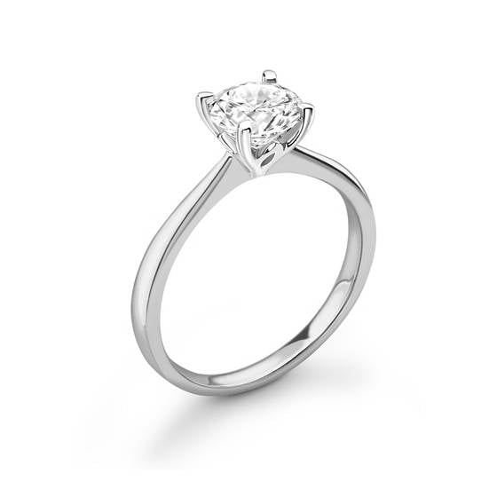 1.60ct I1/F Round Natural Diamond Engagement Ring