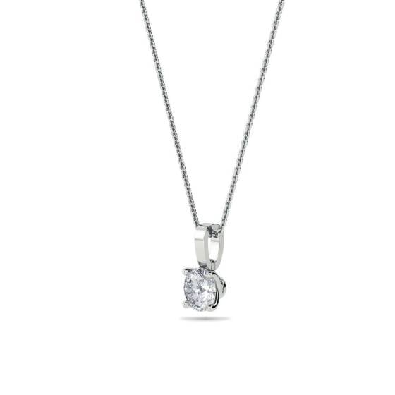 1.50ct I1/F Round Natural Diamond Pendant