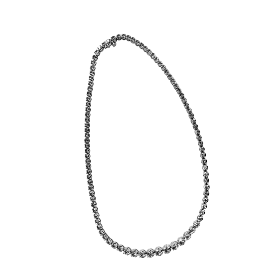 11.15ct SI/G-H Round Natural Diamond Single Row Tennis Necklace