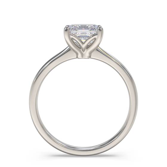 Asscher Diamond Engagement Ring