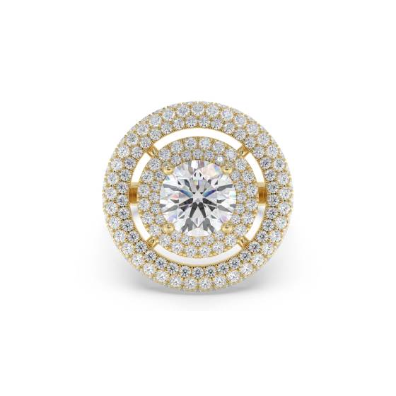 Round Diamond Designer Ring