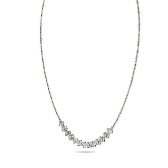 0.45ct VS/F-G Elegant Round Diamond Drop Necklace