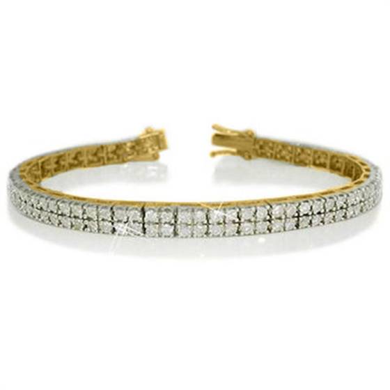 4.00ct SI/F Classic Single Row Diamond Tennis Bracelet