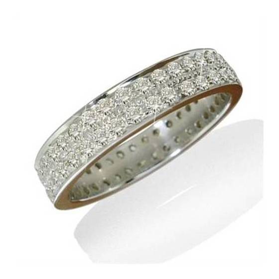 0.83CT VS/E Round Diamond Eternity Ring