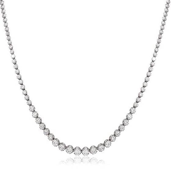 6.00ct Round Diamond Tennis Necklace