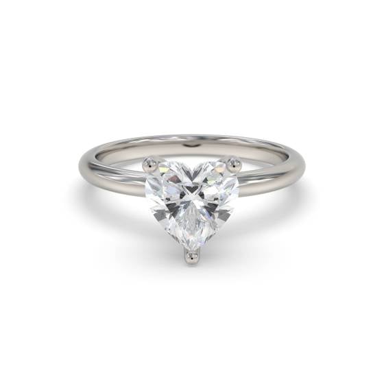 Heart Diamond Engagement Ring