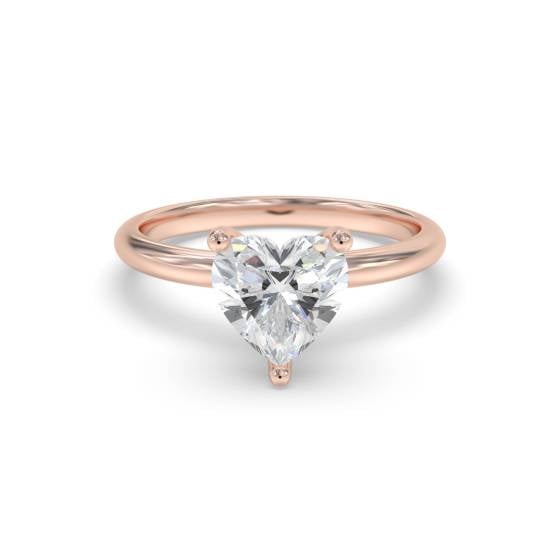 Heart Diamond Engagement Ring