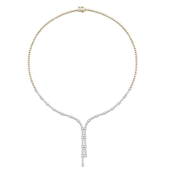 4.50ct Round Diamond Designer Bow Tie Necklace