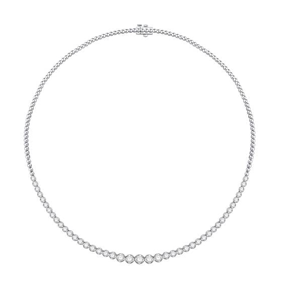 Round Diamond Lab Grown Necklace