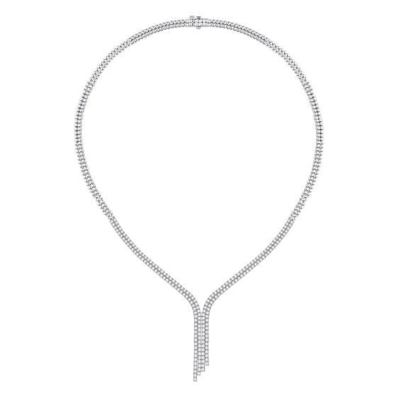 Round Diamond Lab Grown Necklace
