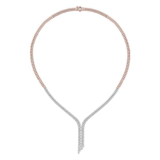 Round Diamond Lab Grown Necklace