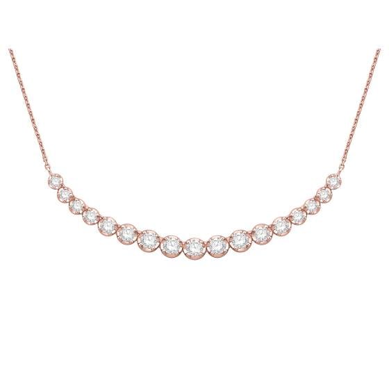 Round Diamond Lab Grown Necklace