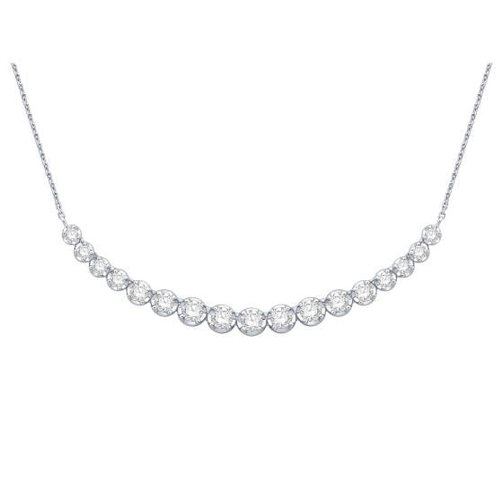 Round Diamond Lab Grown Necklace