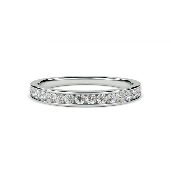0.20ct VS/E-F Petite Round Natural Diamond Eternity Ring
