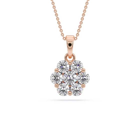 0.25ct Classic Round Diamond Designer Pendant