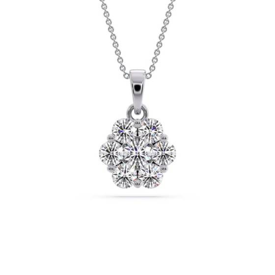 0.25ct Classic Round Diamond Designer Pendant