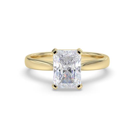 Classic Radiant Diamond Engagement Ring