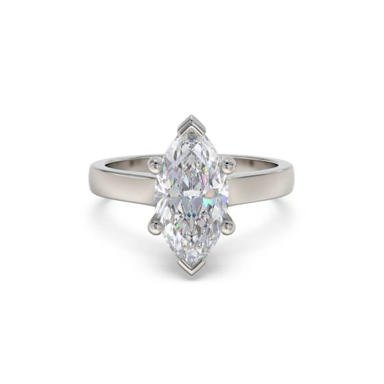 Marquise Diamond Engagement Ring
