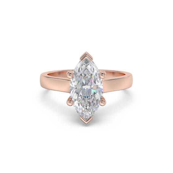 Marquise Diamond Engagement Ring