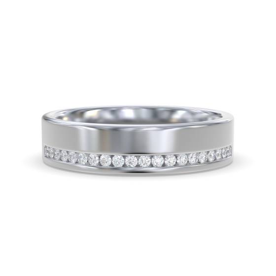 5mm Round Diamond 40% Wedding Ring