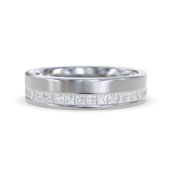 5mm Offset 60% Diamond Wedding Ring