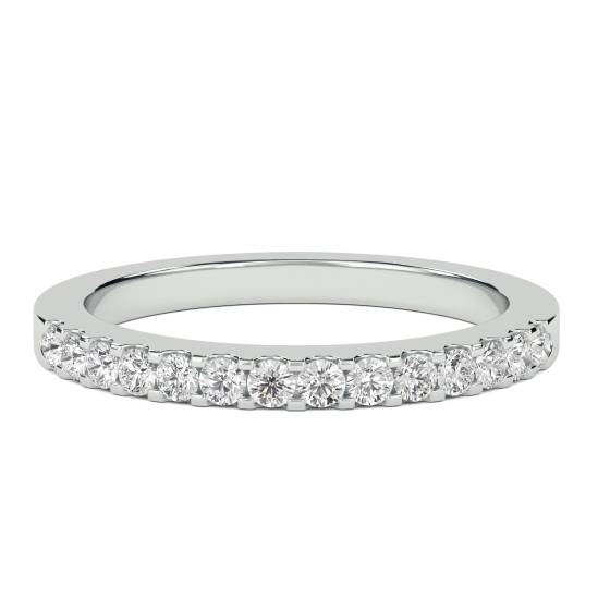 2mm Elegant Round Diamond Eternity Ring