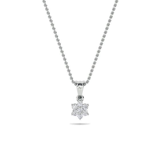 2.00ct Cluster Round Diamond Designer Pendant
