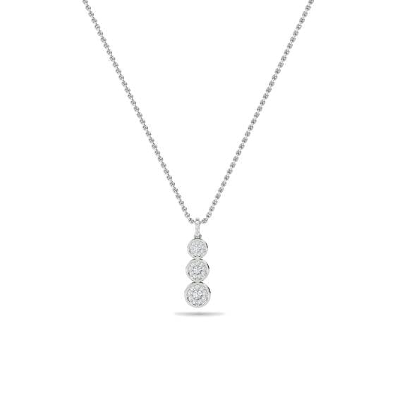 Elegant Round Diamond Designer Pendant