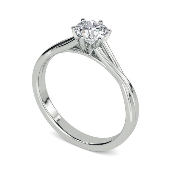 Diamond Shoulder Set Ring With Matching Band