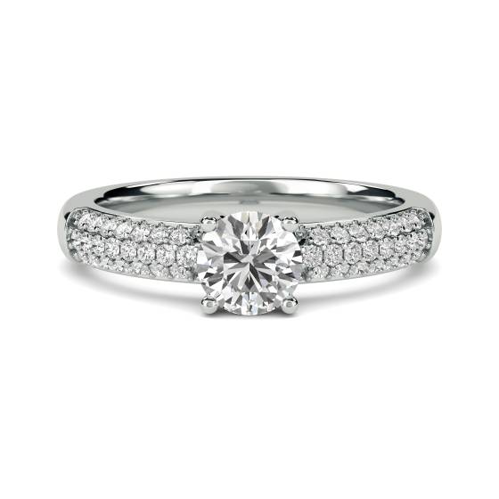 Unique Vintage Round Diamond Ring